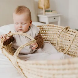 EMMA & NOAH Schlafsack 1.0 TOG, beige, 70