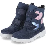 superfit Klettstiefel Blau/Rosa 33