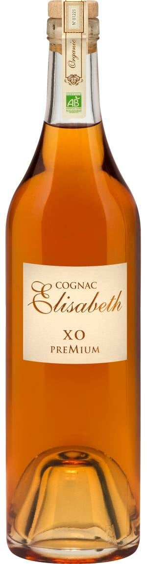 Domaine Elisabeth Cognac XO - Premium 50 cl Cognac Fins Bois AOP, Bio Spirituosen