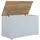 VCM Truhenbank Bendola Braun 82 x 44 cm