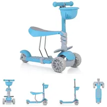 Moni Bubblegum 2 in 1 Blau/Grau