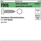 Reyher Blechschraube DIN 7976 Sechskant/Spitze C 8,0x25 Stahl geh.galv.verz. 250St.