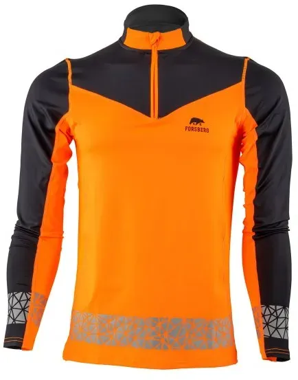 FORSBERG Torke Funktionsshirt langarm  / orange/schwarz / XL