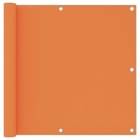 vidaXL Balkon-Sichtschutz Orange 90x500 cm Oxford-Gewebe