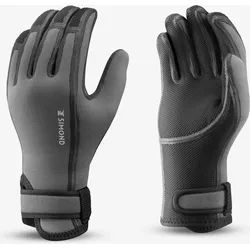 Canyoning-Neoprenhandschuhe 500 3 mm Erwachsene grau XL