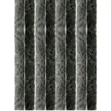 arsvita Flauschvorhang 160x220 cm Unistreifen anthrazit - schwarz,