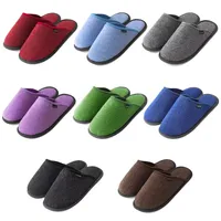 GURGER Unisex Gästehausschuhe Set Waschbar Antirutsch Hochwertige Filz Gästepantoffeln Hausschuhe für Gäste Set, 8er Set - 36/47 EU