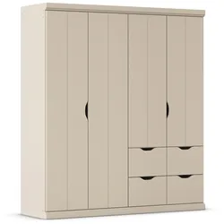 rauch Kleiderschrank »Frieda« - 181x56x203cm - beige - Holz / Holz