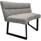 Hti-Living Polsterbank Liron Grau 108 cm
