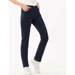 5-Pocket-Hose BRAX "Style CAROLA", Damen, Gr. 34, Normalgrößen, blau, 96% Baumwolle, 4% Elasthan, Hosen 5-Pocket-Hose