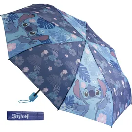 Undercover Faltbarer Regenschirm Stitch, 94cm, mit Schutzhülle