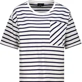Monari T-Shirt mit Brusttasche Weiß 38