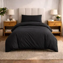 Komfortec Premium Schwarz 155 x 220 cm + 40 x 80 cm