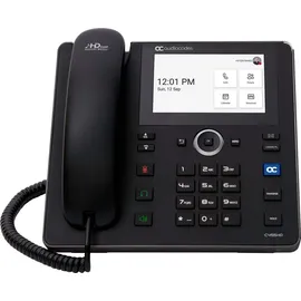 Audiocodes C455HD, IP-Telefon, Schwarz, Kabelgebundenes Mobilteil, SIP-Info, 8 Zeilen, Tasten