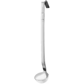 HENDI Schöpfkelle, tropfenfrei, Stück gemäß den HACCP, Dicke 2,7mm, Schöpflöffel, Suppenschöpfer, 1,0L, ø165x480mm, Edelstahl