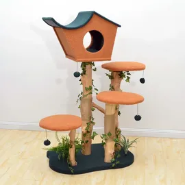 fudajo Kratzbaum 135 cm grün