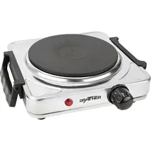 Grafner Kochplatte einzel 1000 Watt mit klappbaren Griffen Edelstahl KP10881