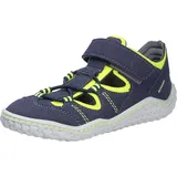 Ricosta Jungen Kletthalbschuhe Jeff,Kinder Halbschuhe,WMS:Mittel,Barfuß-Schuh,barfußschuhe,leicht,Kids,Ozean/Neongelb (180),32 EU