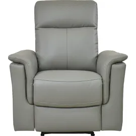 OTTO home Relaxsessel Southbrook Kunstleder 91 x 99 x 92 cm Grau mit Schlaffunktion und elektrischer Relaxfunktion