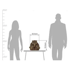 GREENBURRY Vintage Rucksack Braun