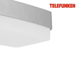 Telefunken LED Aussenwandleuchte IP44 14W Silberfarbig IP44 Neutralweiss (IP44)