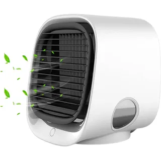 Aira Breeze® Luftkühler, Airabreeze Kleine Klimaanlage für Zimmer, Tischventilator mit Wasserkühlung, Tragbarer Klimaanlagen Ventilator Usb-Betriebener Luftkühler, für Familie, Klimaanlage, Reisen