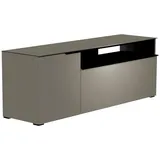 Woood Moderano Lowboard 160x43x44 cm Grau/Schwarz Metall