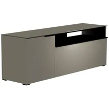 Woood Moderano Lowboard 160x43x44 cm Grau/Schwarz Metall