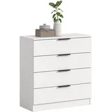 VCM Kommode Kopenhagen 74 x 80 x 35 cm Weiß