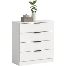 VCM Kommode Kopenhagen 74 x 80 x 35 cm Weiß