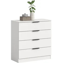 VCM Kommode Kopenhagen 74 x 80 x 35 cm Weiß