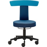 Mayer Sitzmöbel Arbeitshocker »Funktionshocker myDUO«, besonders niedrige Sitzhöhe, blau