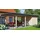 SKANHOLZ Carport Wendland 4,09 x 8,70 m unbehandelt mit Abstellraum