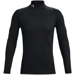 Under Armour ColdGear Fitted Langarm Shirt Herren - schwarz-M