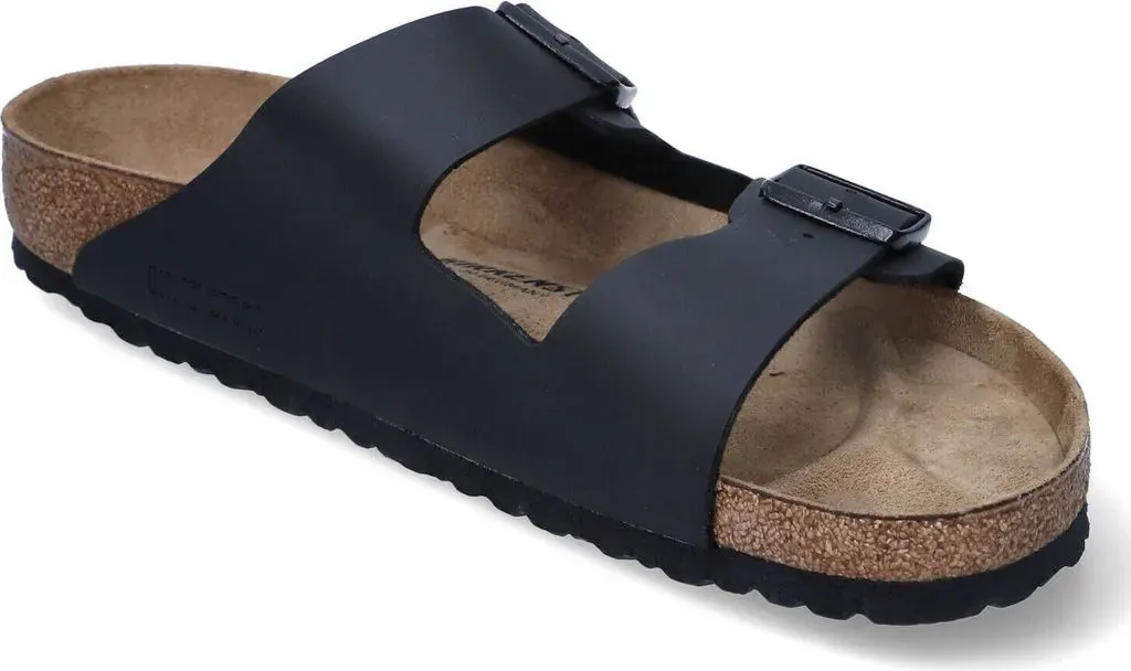 birkenstock arizona 44 leder schwarz