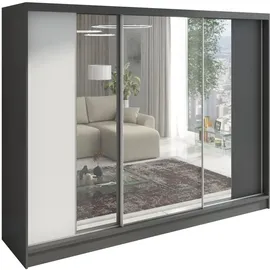 a&j möbelland gmbh Schiebetürenschrank VIDA 200 x 215 x 59,5 cm Grau