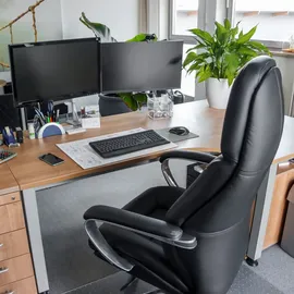 HJH Office Brenton XXL Kunstleder Schwarz