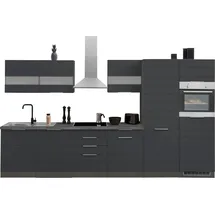 kochstation Küchenzeile KS-Luhe 360 cm grau
