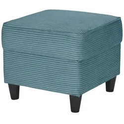 Hocker  Kivana ¦ türkis/petrol ¦ Maße (cm): B: 52 H: 45 T: 52