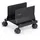 Startech StarTech.com PC Ständer, CPU Ständer auf Rädern, Tragkraft 21kg, Einstellbarer PC Rollwagen/Computerständer, CPU Halterung