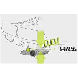 Magped Gravel Titanium Pedale (Größe 200N, schwarz)