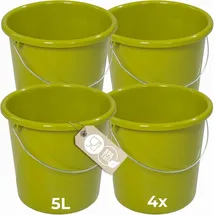 Novaliv Putzeimer 5L Grün 4 St.