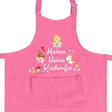 WANDKINGS Kinderschürze Mamas kleine Küchenfee - Wähle Farbe - PINK