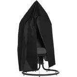 Outsunny Hängesessel Abdeckung Ø115 x 190 cm Schwarz