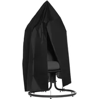 Outsunny Hängesessel Abdeckung Ø115 x 190 cm Schwarz