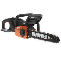 Akku Kettensäge WORX WG384E.9 - Schwert 35 cm - 2 BATTERIEN 2x20V NOTWENDIG - SOLO - OHNE AKKU UND LADEGERÄT