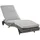 Outsunny Sonnenliege 207 x 70 x 70 cm Grau