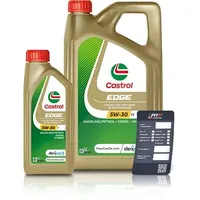 Castrol 6 L EDGE 5W-30 C3 + Ölwechsel-Anhänger [Hersteller-Nr. 15F7EC]