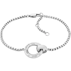 Armkette TOMMY HILFIGER "CIRCLES, 2780946, 2780947", silber (edelstahlfarben), Armbänder, Damen, Edelstahl
