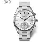 Kronaby Sekel Hybrid-Smartwatch (43 Mm), Silbernes Zifferblatt / S0715/1